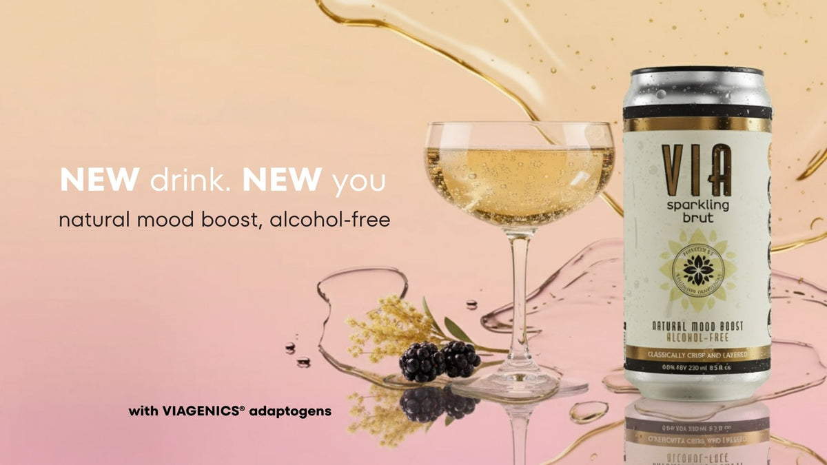 VIA DRINKS Natural Mood Boost, Alcohol-free